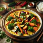 receta vegana de curry tailandes de verduras sabor autentico y saludable