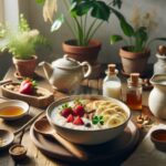 receta vegana de gachas de arroz sabor y nutricion