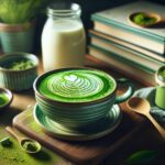 receta vegana de matcha latte helado