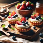 receta vegana de mini tartas de yogur y galleta