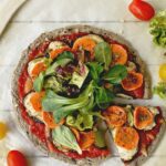 Receta vegana de pizza crepe fácil y deliciosa