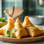 Receta vegana de samosas de verduras