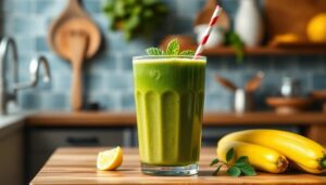receta vegana de smoothie verde
