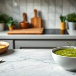 Receta vegana de sopa verde para fortalecer el sistema inmune