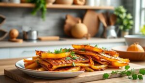 Receta vegana de tiras de cebolla al horno 3 receta vegana de tiras de cebolla al horno