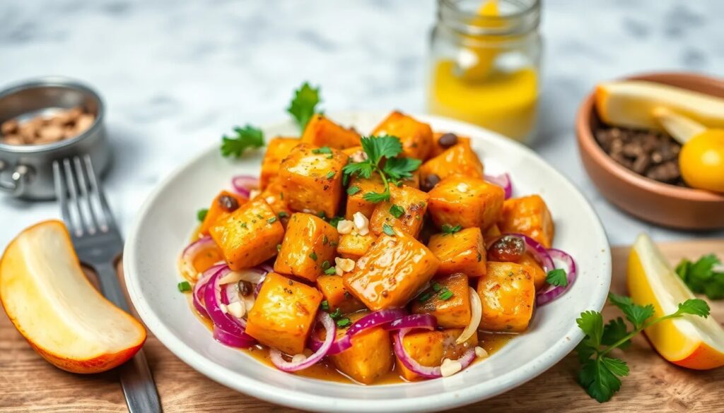 Receta vegana de tofu agridulce 3 receta vegana de tofu agridulce