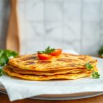 Receta vegana de tortilla de patatas sin harina de garbanzos