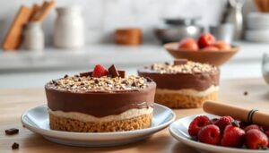 receta vegana de tortitas de avena y chocolate