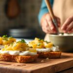 Receta vegana de tostadas con mantequilla de cacahuete, plátano y coco