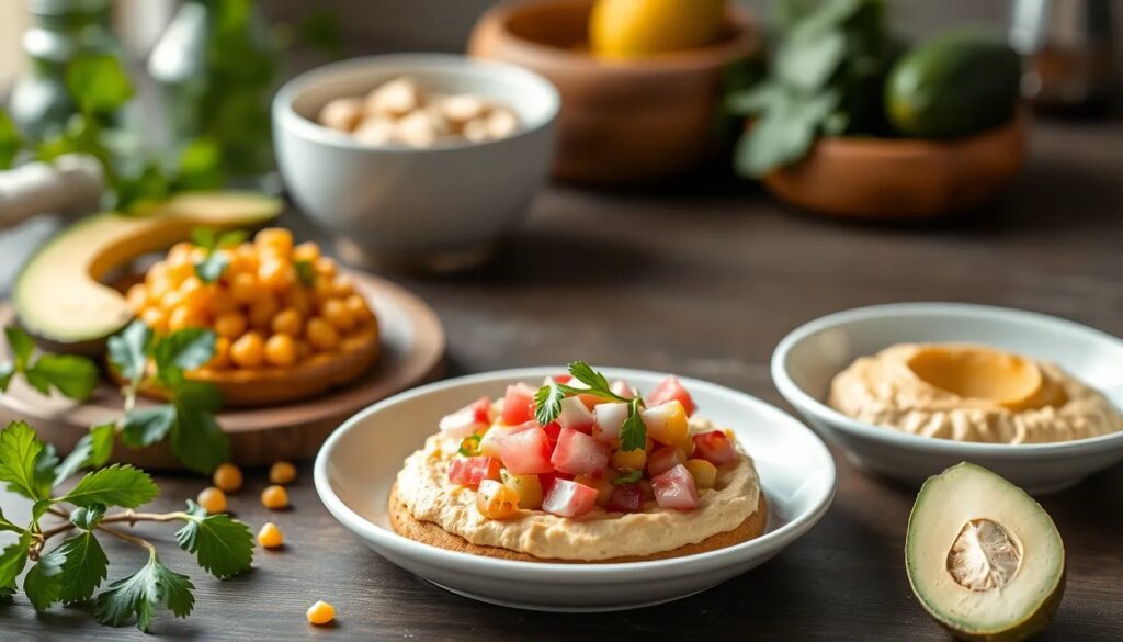 Receta vegana de tostadas garbanzos hummus aguacate 4 receta vegana de tostadas garbanzos hummus aguacate