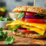 Receta vegana de tres ideas de sándwiches