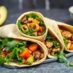 Receta vegana de wraps de lentejas